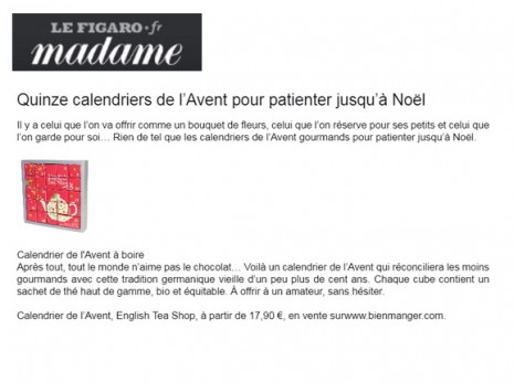 Figaro Madame - Décembre 2015